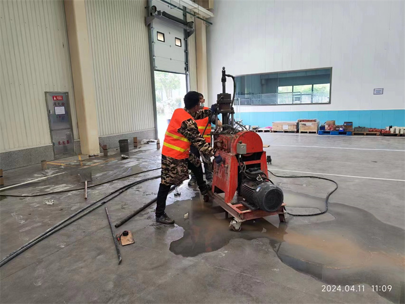 淮南厂房地面下沉塌陷注浆加固施工